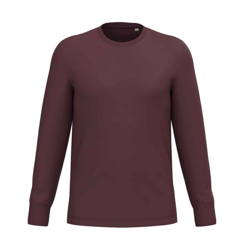Native Spirit Unisex Adult Spirit Long-Sleeved T-Shirt / Dark Cherry